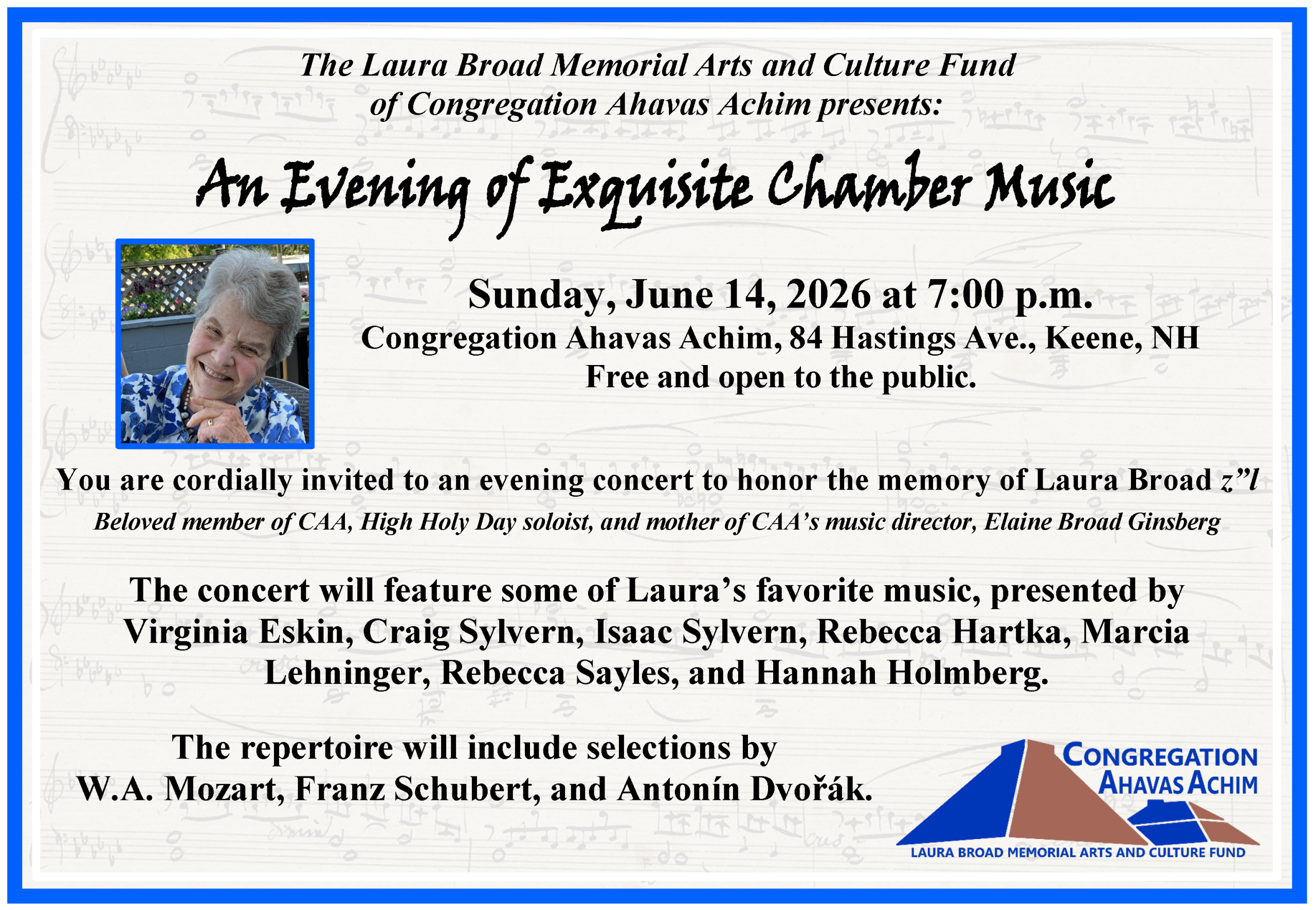 web poster for June 14th CAA concert2
